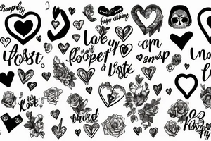 Heart broken, lost, find myself, time, lonely, hope tattoo idea