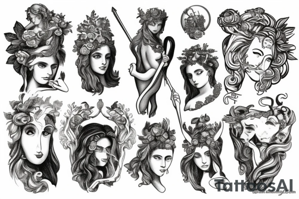 greek mythology tattoo idea
