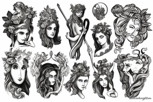 greek mythology tattoo idea