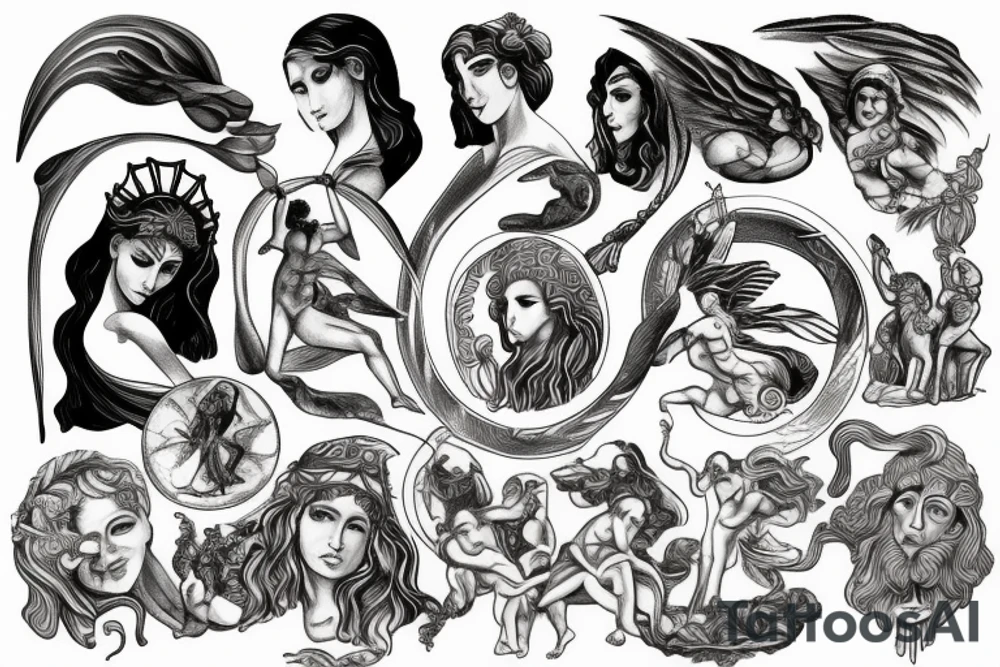 greek mythology tattoo idea