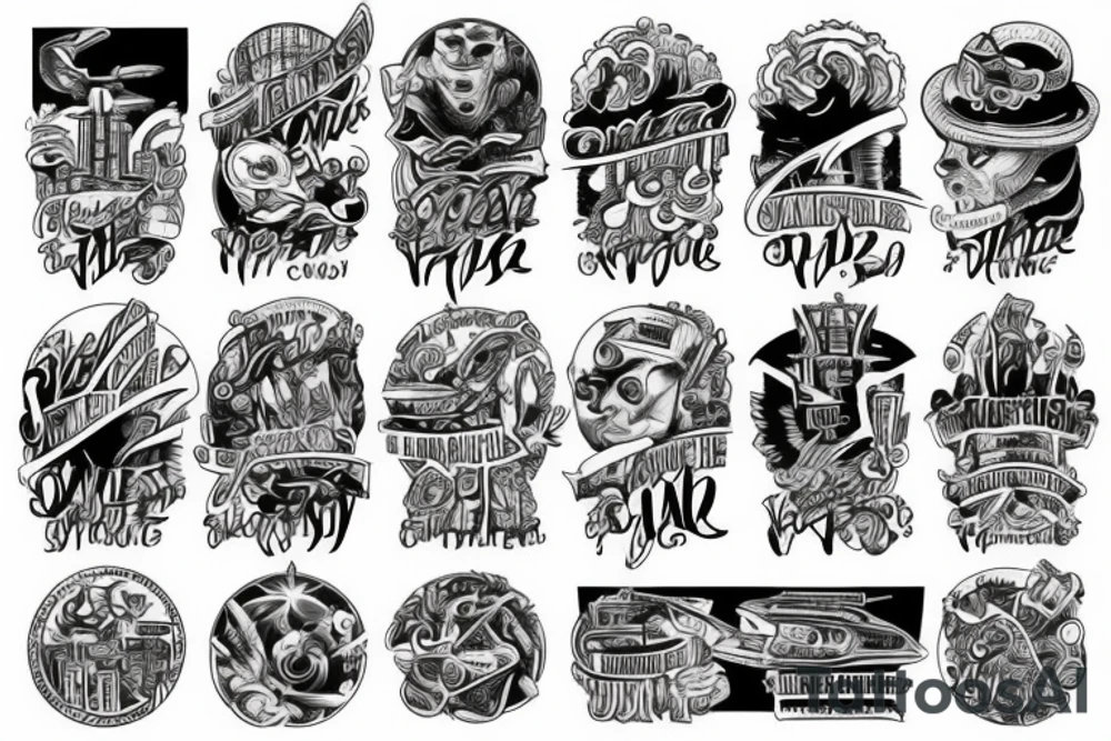 city skylines tattoo idea