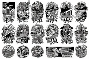 city skylines tattoo idea