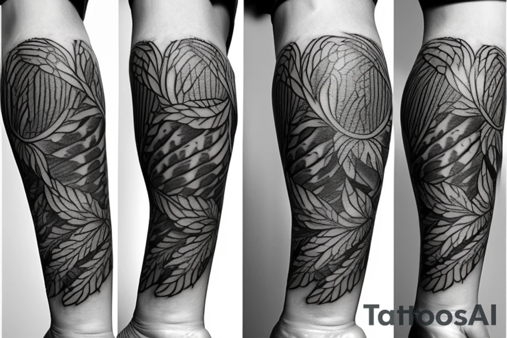 Fern, Grapevine Trinity Knot tattoo idea