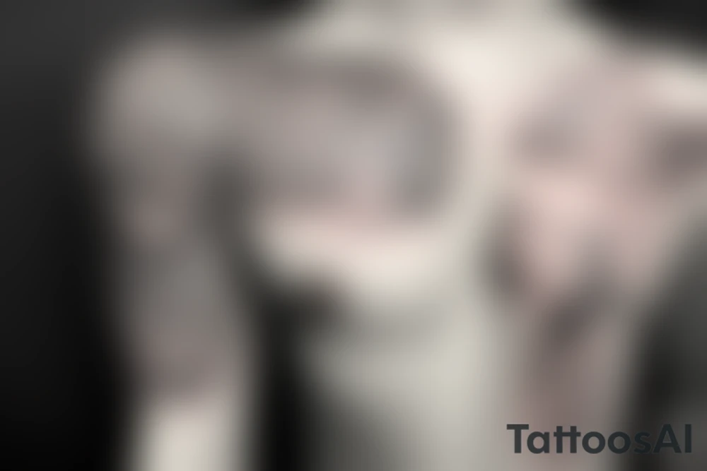 A woman hand that opens the torso of a man. Lile creating a window to his inside body and inside a represebtatiob of his heart tattoo idea