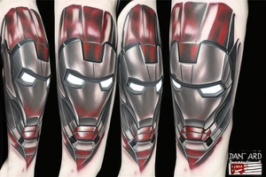 Iron Man dark Gothic tattoo idea