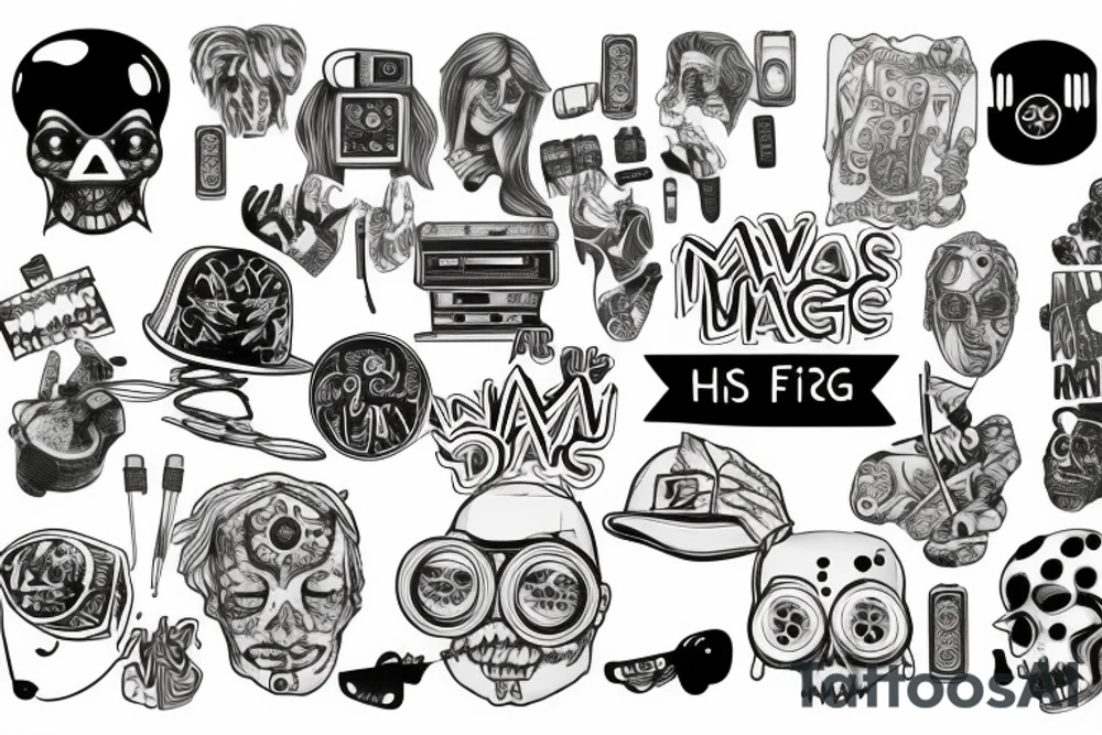 Mungo's Hi Fi, Rave, MDMA, drugs, Newcastle city tattoo idea