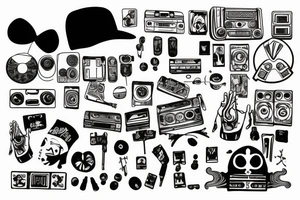 Mungo's Hi Fi, Rave, MDMA, drugs, Newcastle city tattoo idea