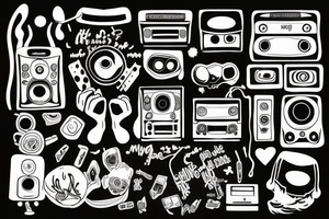 Mungo's Hi Fi, Rave, MDMA, drugs, Newcastle city tattoo idea