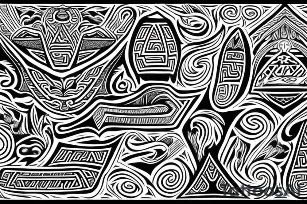 Maori mason tattoo idea