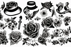 Train tattoo idea