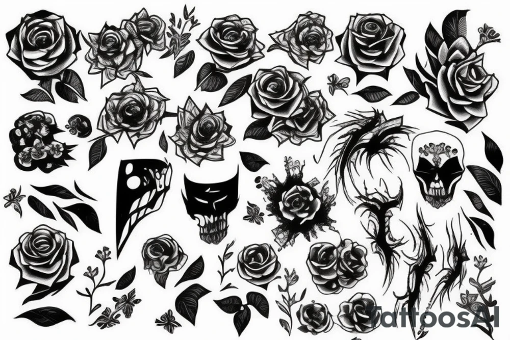 black out tattoo idea