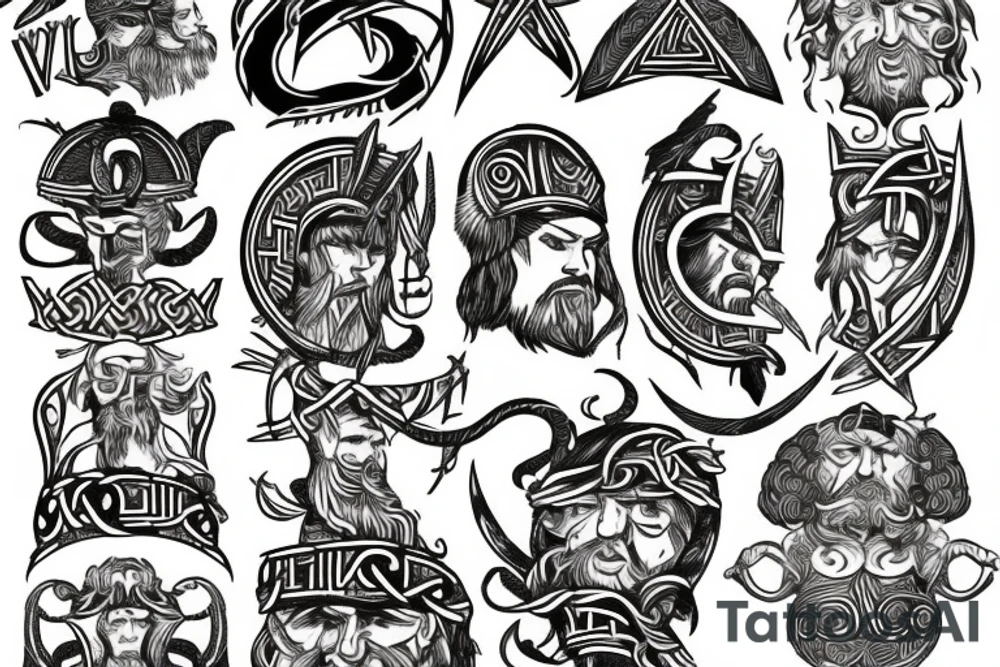 greek gods
vikings tattoo idea
