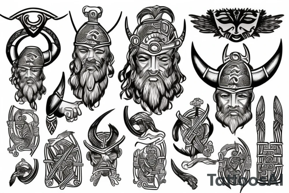 greek gods
vikings tattoo idea
