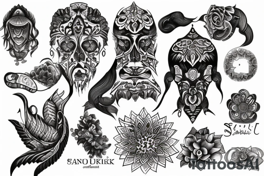 Name of sankul anushka tattoo idea