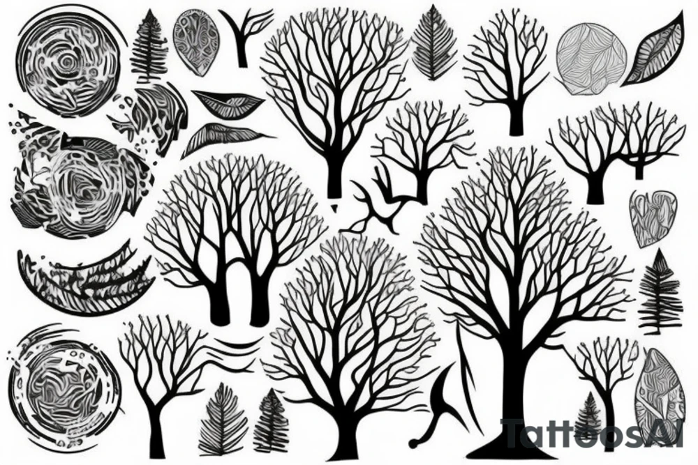 Trees tattoo idea