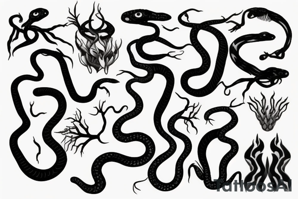 snake tattoo idea