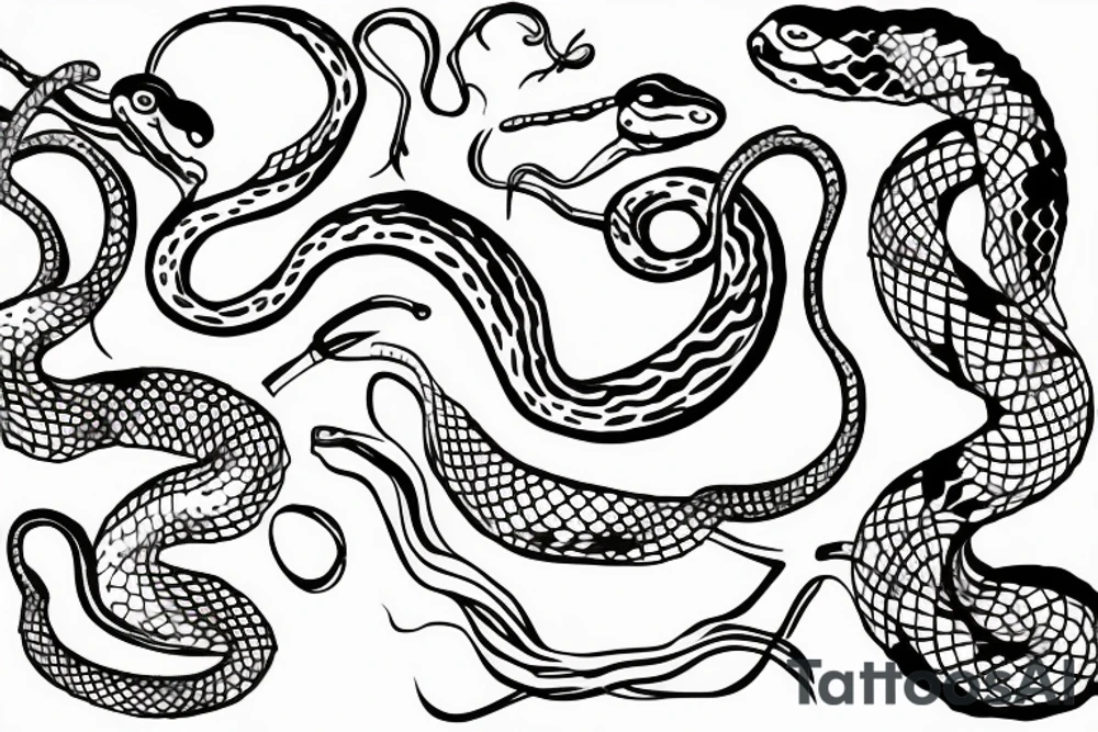 snake tattoo idea