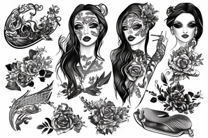 Mulher de patolino tattoo idea