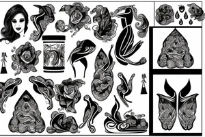 Mulher de patolino tattoo idea