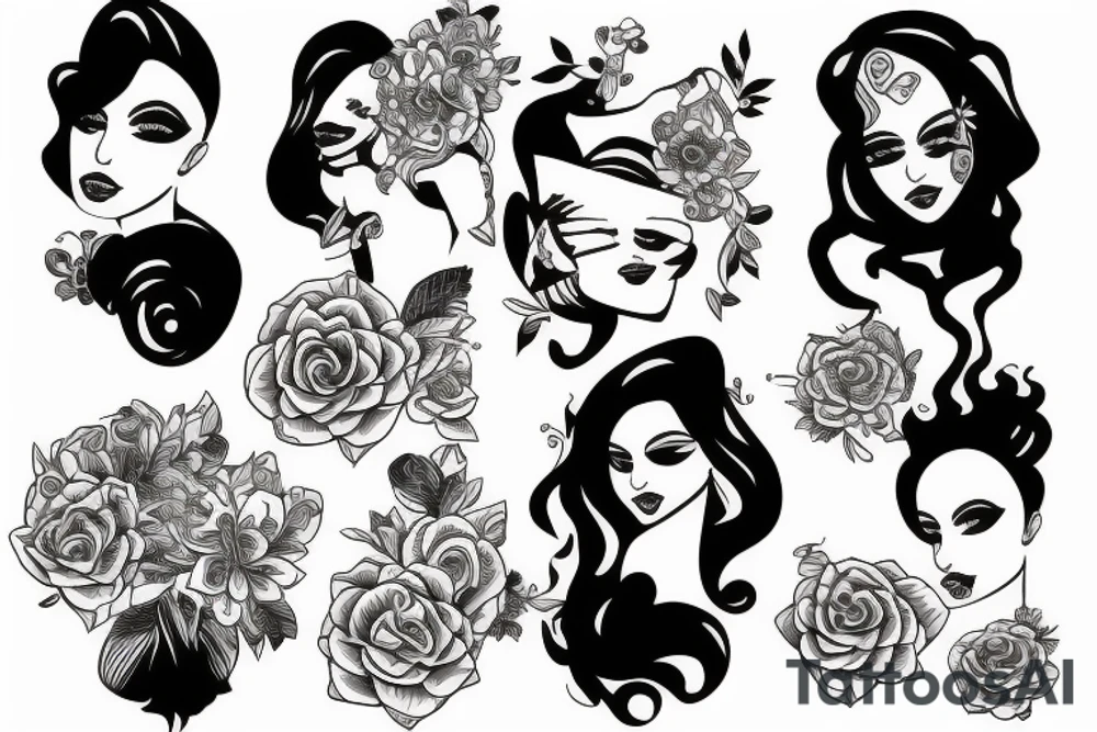 Mulher de patolino tattoo idea