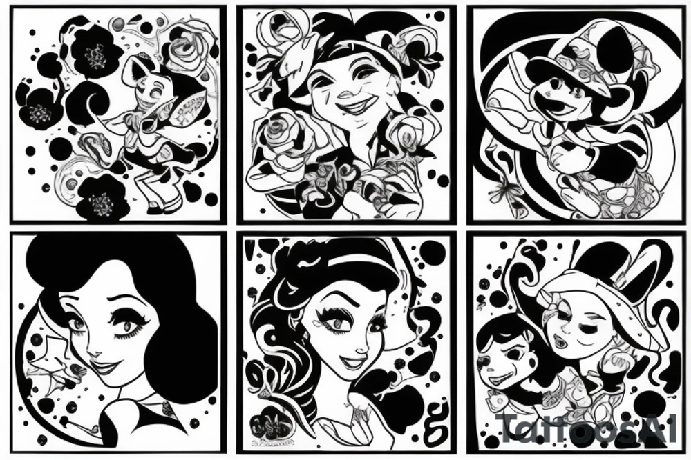 Mulher de patolino da disney tattoo idea