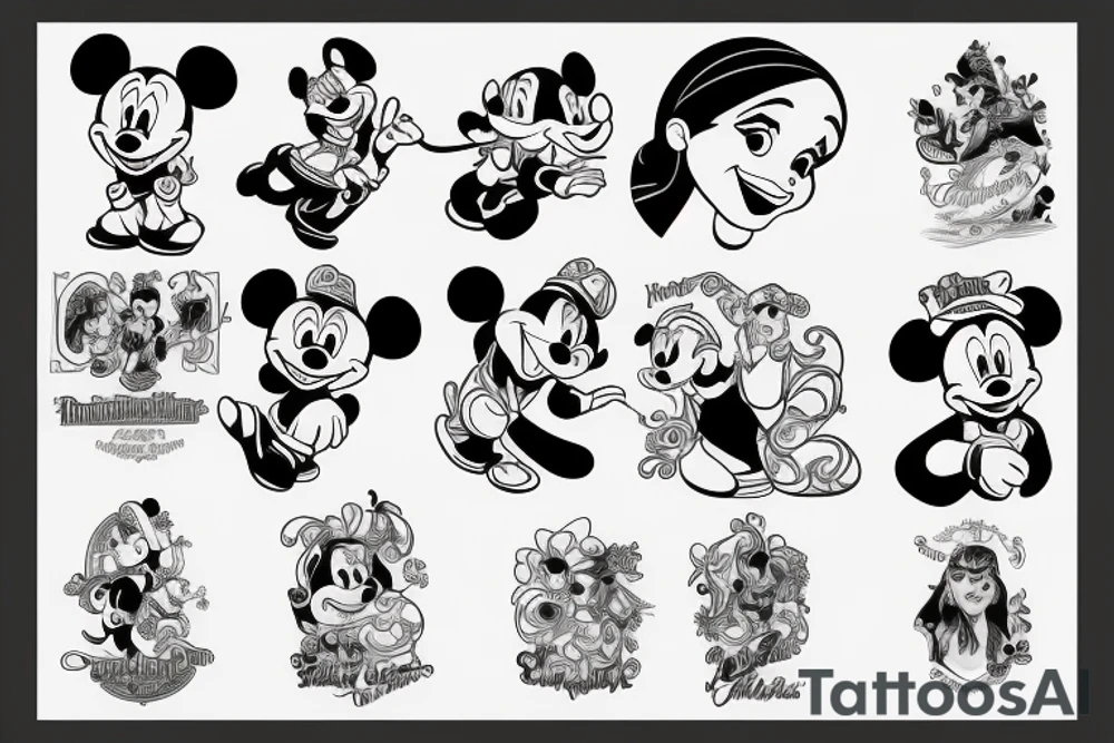 Mulher de patolino da disney tattoo idea