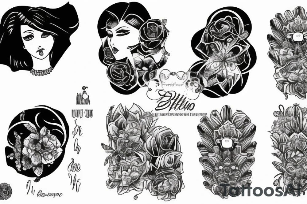 Mulher de patolino tattoo idea