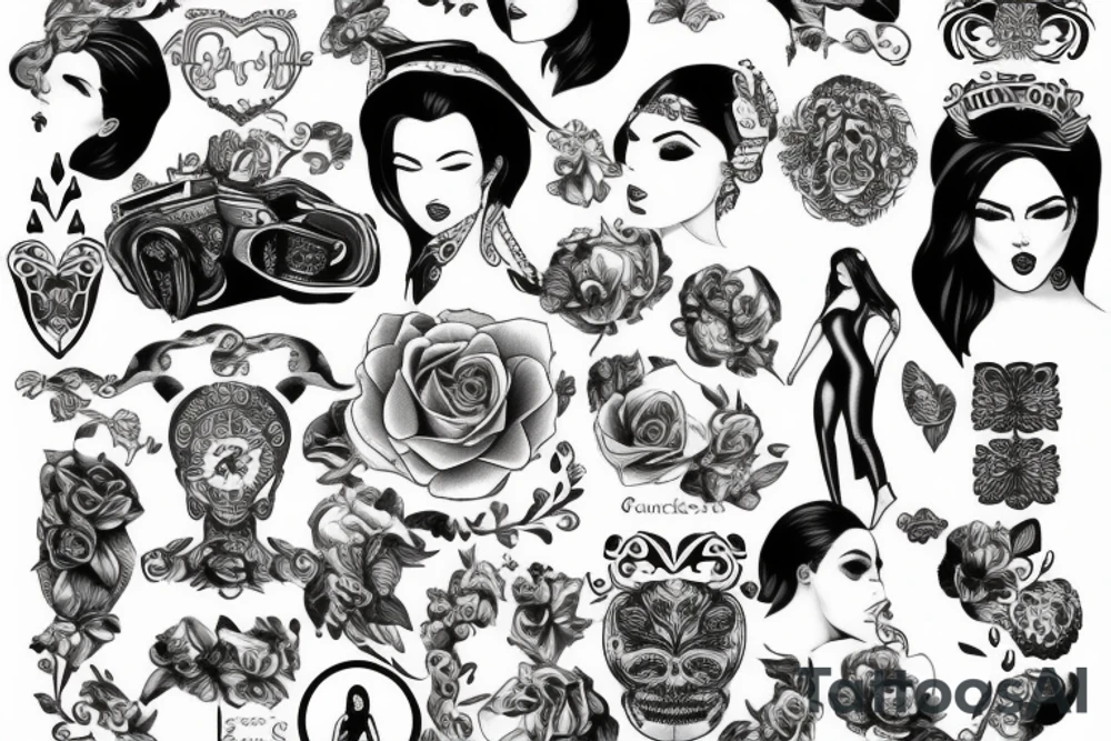 Mulher de patolino tattoo idea