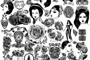 Mulher de patolino tattoo idea