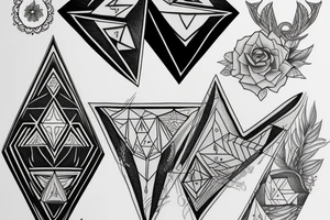 Triangle tattoo idea