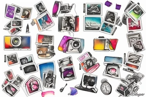 zurich, polaroid tattoo idea