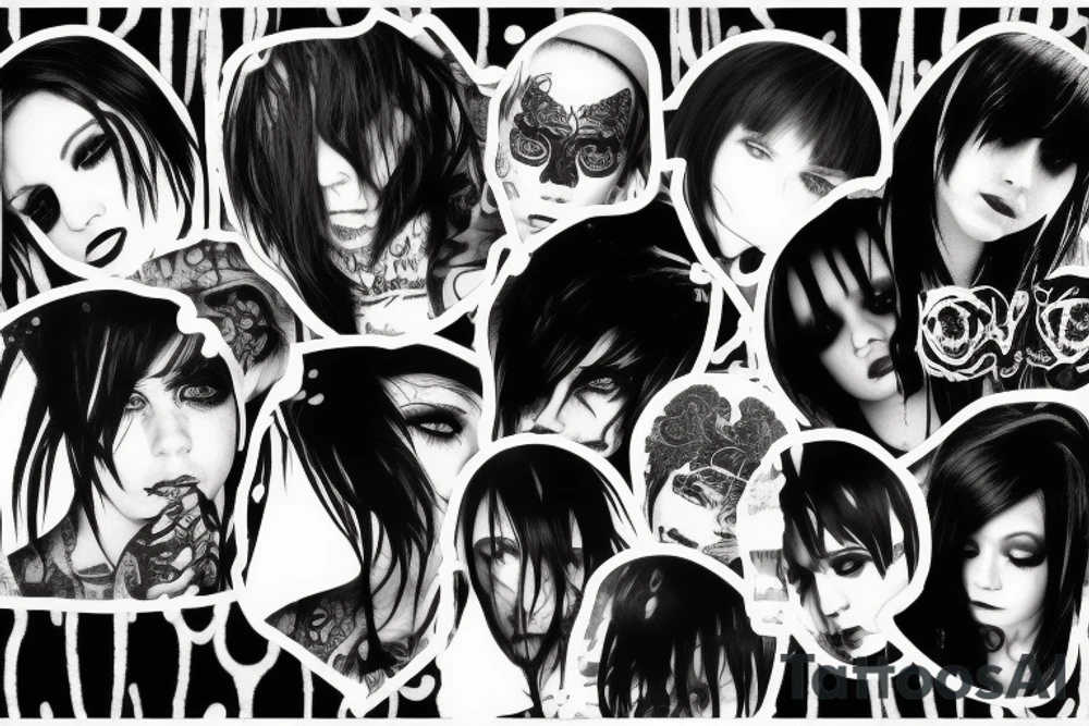 Emo music tattoo idea