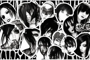 Emo music tattoo idea