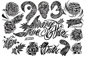 773 fine line tattoo idea