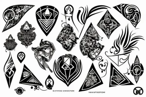 5 cheverons tattoo idea