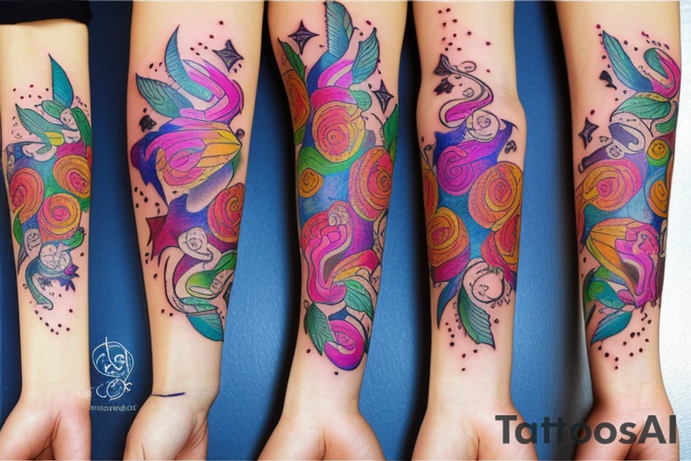 Cover of infinity tattoo on girls wrist tattoo idea