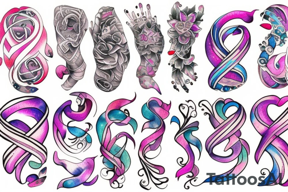 Cover of infinity tattoo on girls wrist tattoo idea