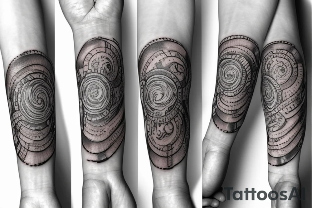 Cover of infinity tattoo on girls wrist tattoo idea