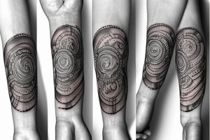 Cover of infinity tattoo on girls wrist tattoo idea