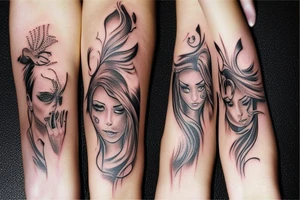 Cover of infinity tattoo on girls wrist tattoo idea