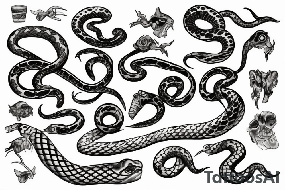 Snake tattoo idea