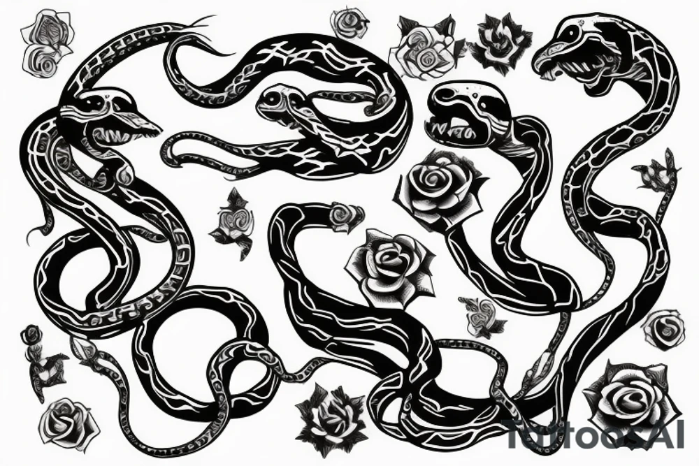Snake tattoo idea