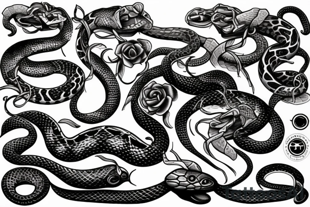Snake tattoo idea