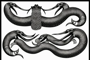 King cobra for hand tattoo idea