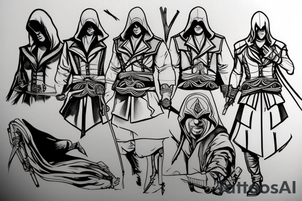 Assassins creed tattoo idea