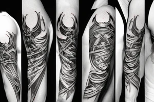 Broken long sword shattered tattoo idea