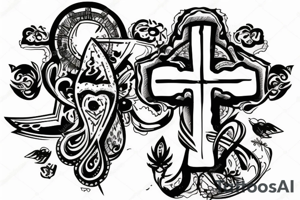 Cross tattoo idea