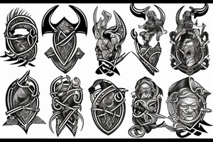 viking theme tattoo idea