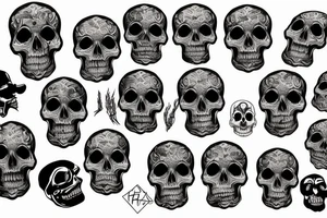 The Syndicate, skull tattoo idea