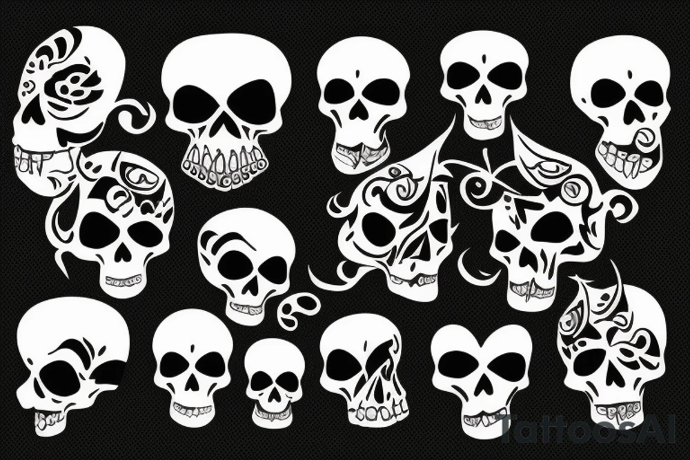 The Syndicate, skull, chest tattoo idea